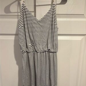 Navy and White Striped Gap Dress